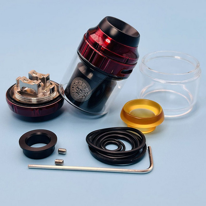 ZEUS RTA 듀얼 메쉬 베이스 코일 탱크 분무기 모드 510 25MM ADING 데크 기화기, d