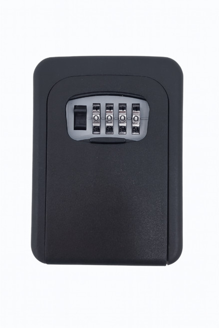 리녹 다이얼 열쇠 보관함 비밀번호 키박스 사각타입 블랙, 1개
