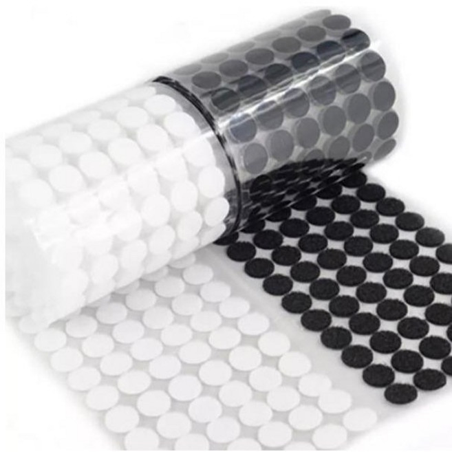 RAMIR 다목적 부자재 원형 벨크로 테이프 찍찍이, 화이트, 4개