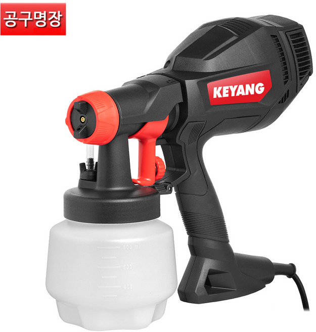계양 KSG-E500 전기 스프레이건 800ml 페인트건 분무기 도장기 도색 / 공구명장, 1개