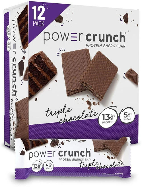 파워크런치 프로틴 에너지 바 오리지널 트리플 초콜릿, 1개, 480g - 쿠팡