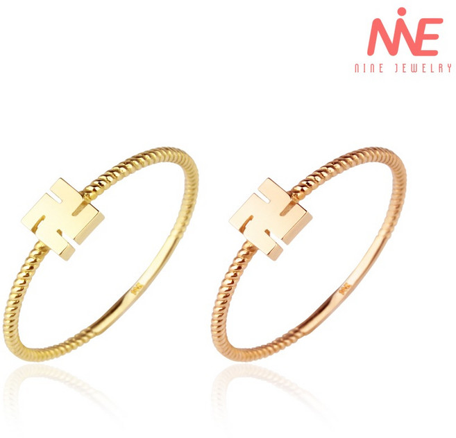 나인주얼리 나인주얼리 14k 만자 반지