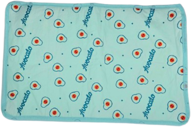 케이비지리테일 쿨쿨멍멍 강아지 쿨매트 아보카도 60x40cm, 아보카도 그린