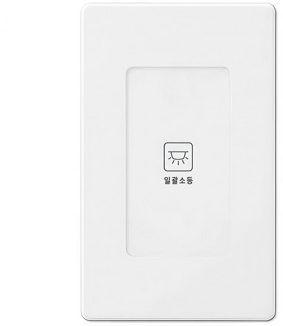 진흥 V 시리즈 일괄 소등 터치식 스위치 브이 매입형, 1개