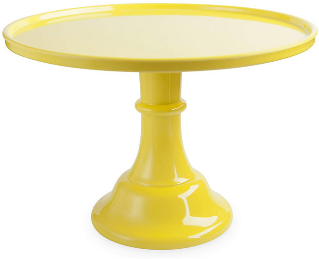 케이크워크 멜라민 케이크 스탠드 Twine Melamine Cake Stand, Yellow, 1개