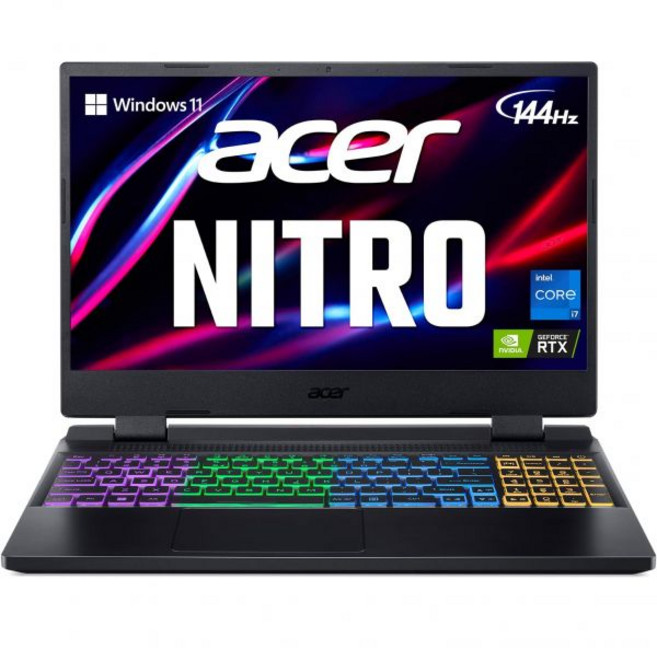 Acer Nitro 5 AN515-58-7583 게이밍 노트북 | 인텔 코어 i7-12700H 엔비디아 지포스 RTX 3070 Ti GPU 15.6인치 QHD 165Hz 3MS, Notebook only