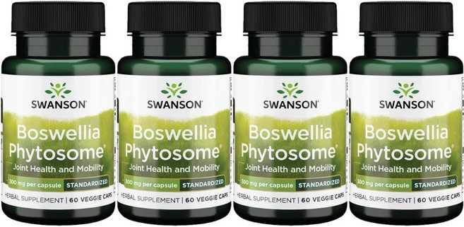 스완슨 보스웰리아 피토솜 300mg, 4팩, 60정, 60정