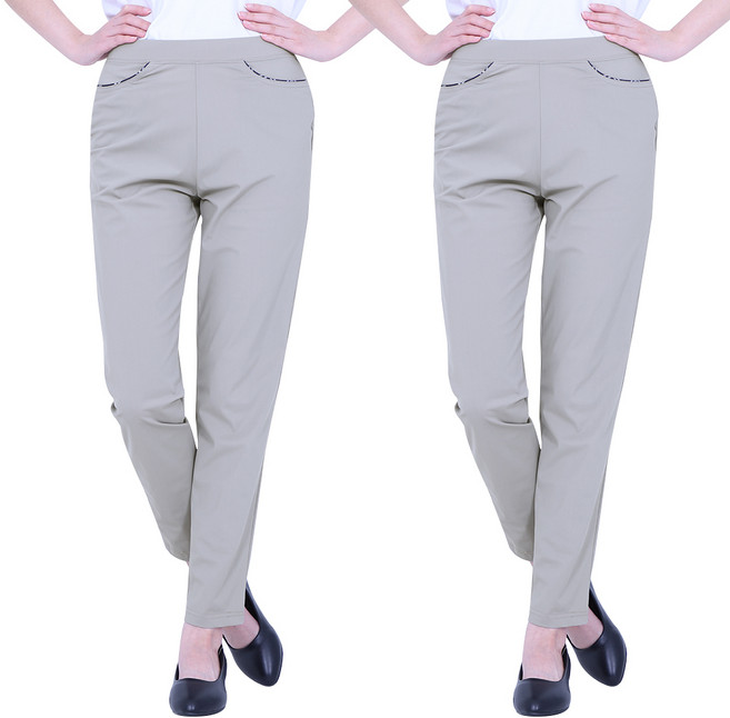 여성 여름등산바지 기능성 쿨 팬츠 1+1