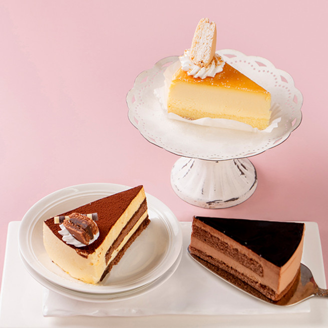 [카페노리] 냉동완제품 - 프리미엄 조각 케익 3종, 수플레조각케익12개