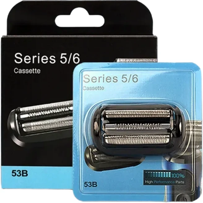클렌즈 브라운 5 면도날 53b 54b new 시리즈5 날망 면도기날 헤드 호환용, 1개, 53b/54b, black - 쿠팡
