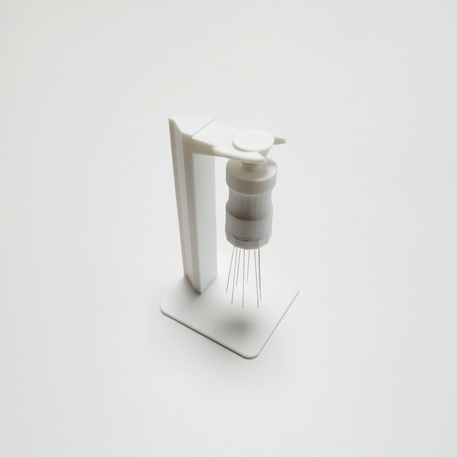 318 침칠봉 3D셀프키트 칠침봉 도징툴 WDT, 세트B (걸이형 거치대+침칠봉), 1개, 화이트