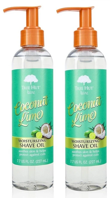 Tree Hut 트리헛 모이스처라이징 쉐이브 오일 코코넛 라임 227ml x 2팩, 1개 - 쿠팡
