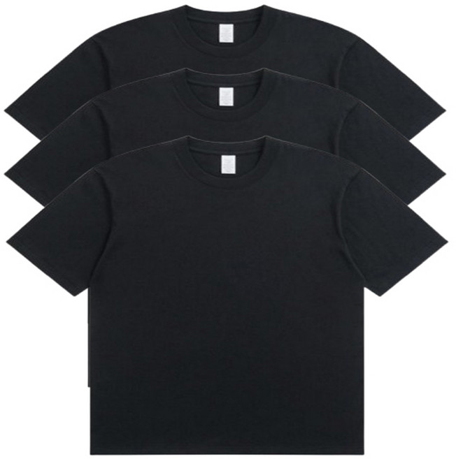 엔루키 무지 티셔츠 20수 코마사 흰티 빅사이즈 성인 학생 반팔 이너 레이어드 남자 여자