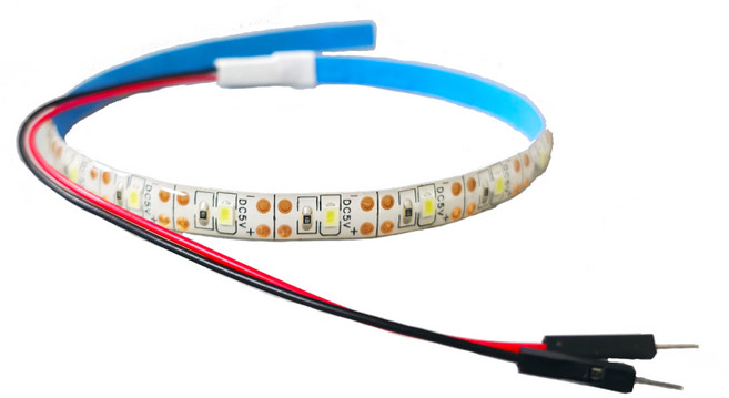 LED 스트립 30구 점퍼선형 (5V 아두이노호환), 1개
