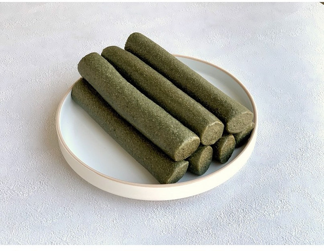 쑥 현미귀리곤약 가래떡 3kg, 100g, 30개, 가염  쑥곤약귀리가래떡 3kg