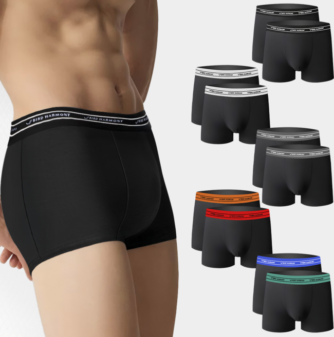 버드하모니 퀵드라이 남자팬티 기능성 항균 남성드로즈 고탄력 사각팬티 3D 입체 모달 안감 10종 세트