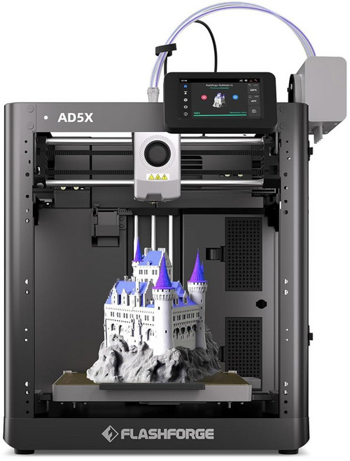 플래시포지 AD5X 멀티 컬러 3D 프린터 IFS 최대 600mm 고속 인쇄 최대 300 노즐을 갖춘 완전 자동 레벨링 FDM 3D 프린터 대형 인쇄 크기 220 220 220mm