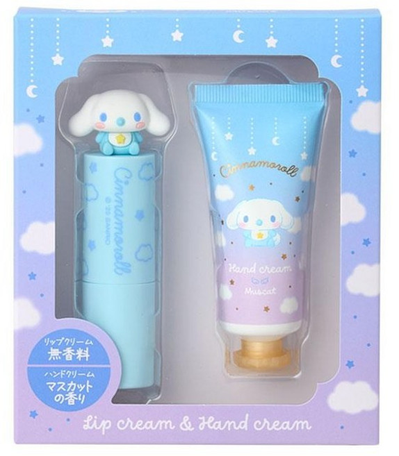 25FW NEW 산리오 캐릭터 립밤&핸드크림 세트(산리오베이비), 1개, 34g, 시나모롤세트