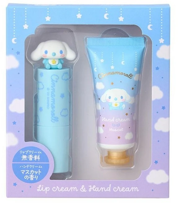 25FW NEW 산리오 캐릭터 립밤&핸드크림 세트(산리오베이비), 1개, 34g, 시나모롤세트 - 쿠팡