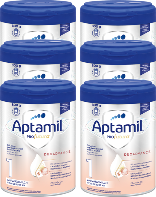 [독일직항배송] 압타밀 프로푸트라 1단계 800g x 6통, 6개