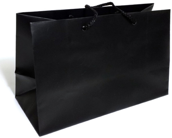 하이패키지 화과자박스가방10구 무광블랙5개 쇼핑백