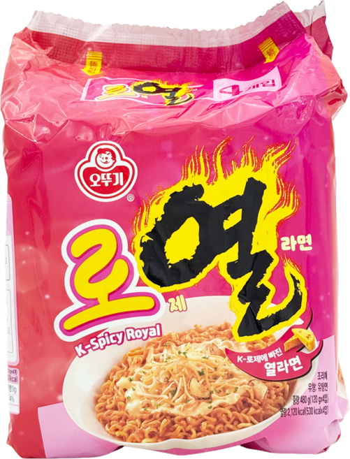 오뚜기 로열라면 4입 * 1팩 (총 낱개4봉지)