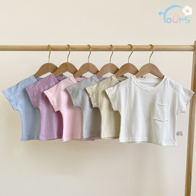 【YOUrs優兒思】棉甜口袋寶寶上衣 台灣製童裝(寶寶衣服 嬰兒衣服 新生兒衣服 短袖上衣)