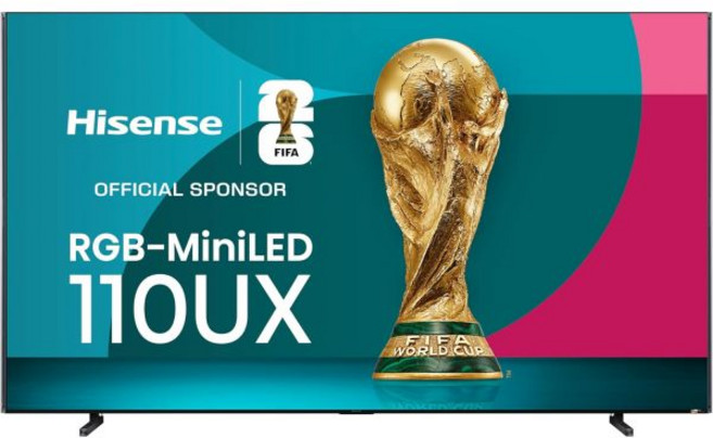 하이센스 110인치 클래스 미니LED 프리미엄 ULED X 시리즈 4K 구글 스마트 TV 알렉사 호환 QLED 144Hz 돌비 비전 애트모스 HDR10+ 4.2.2 채널 오디오, 110-Inch