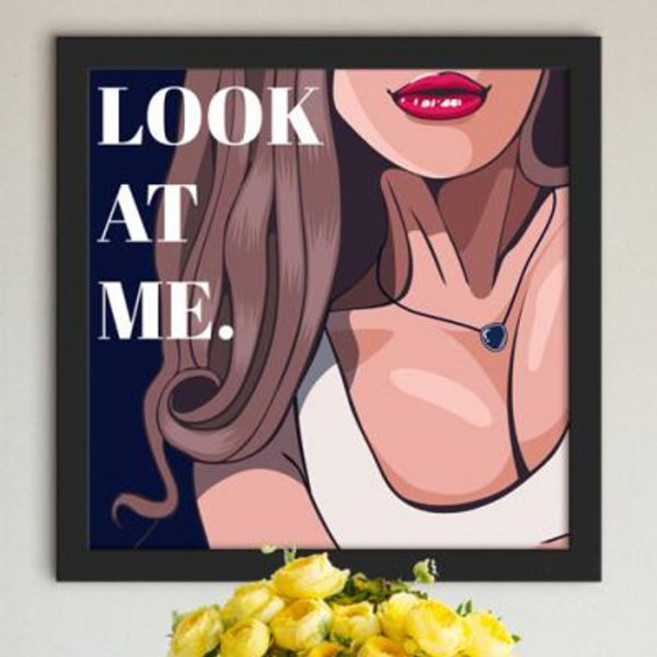 iw958-룩엣미 섹시팝아트 여성 인테리어액자, 블랙/5타입