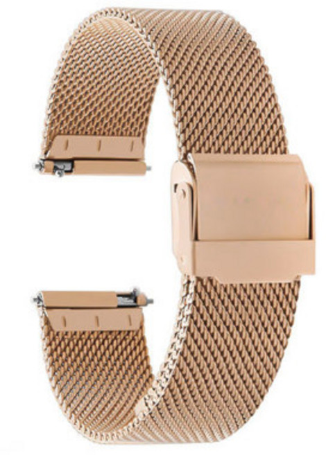 밀라노 루프 스트랩 스마트 워치 밴드 Garmin Forerunner 165 265 255 158 55 245 Lily 2 Vivomove HR Vivoactive 3 4 Venu, 41)Rose gold, 1개