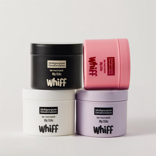 위프 탈취제 WHIFF 베스트아이템 생활공기탈취제 (화이트+블랙+핑크+퍼플)