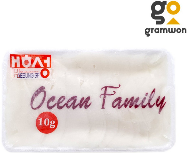 그램원 초밥용 한치 10g 초한치 한치초밥, 10G 초한치_20미, 1개