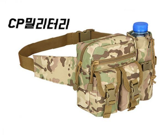 전술용 힙색 야외활동 허리가방 다용도 수납 밀리터리 캠핑 등산 벨트백, 상세페이지 참조