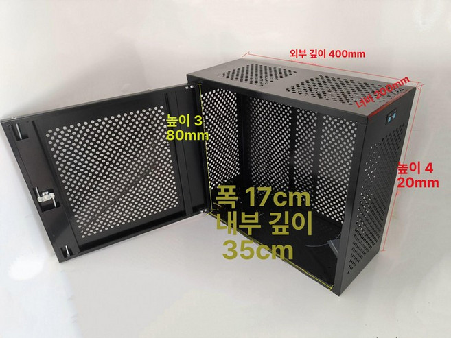 PC 도난방지 케이스 캐비닛 다이얼 보관함 잠금 자물쇠 데스크탑, 1개, 420 x 200x420mm A