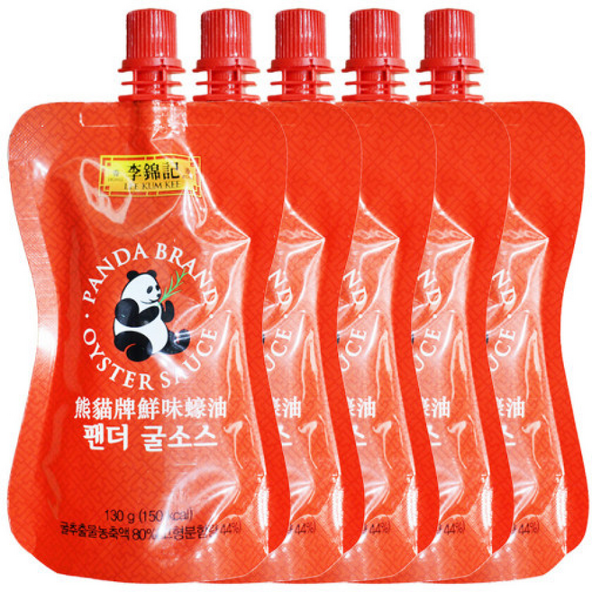 오뚜기 이금기 팬더 굴소스 중화요리 볶음, 130g, 5개