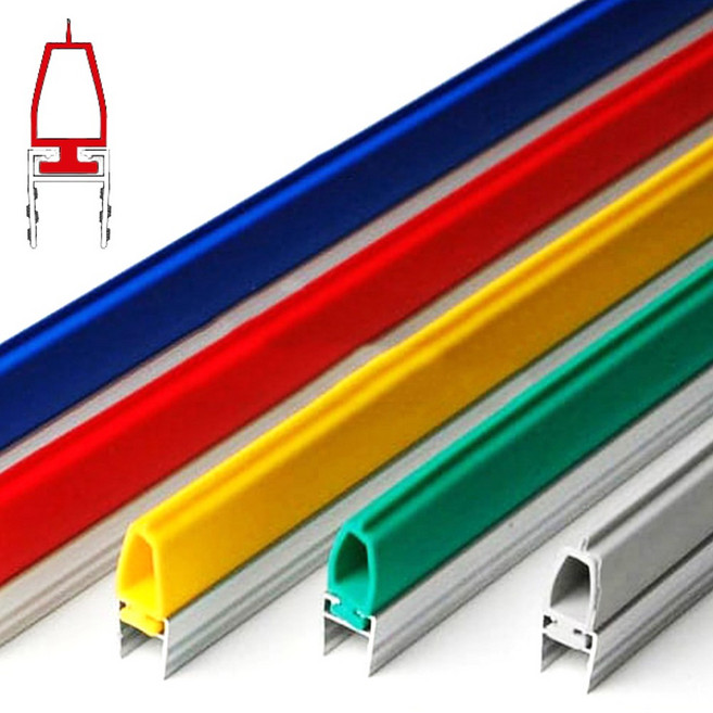 현관유리문 고무 손낌방지 보호 강화도어용 고무 단품, 1개, 초록