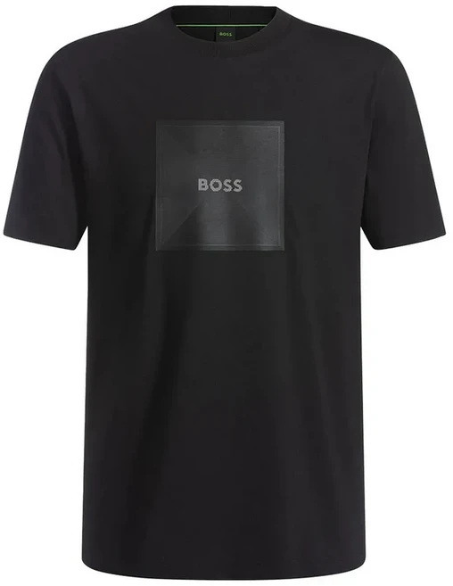 보스 로고 리브 01 반팔 티셔츠 남성 1679256