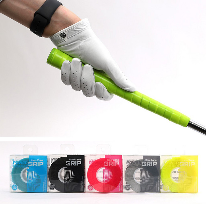 쫀쫀파워 골프그립테이프 골프채 드라이버 퍼터 그립, 그레이, 1개