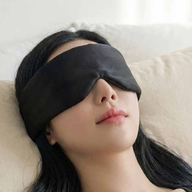 뮤트올 실크 수면안대 암막 아이마스크 숙면 꿀잠 여행용 안대
