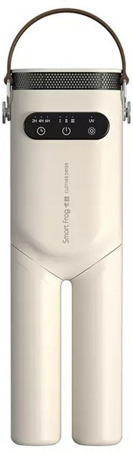 세계일주 미니 의류관리기 휴대용 소형 접이식 건조기, 베이지 화이트, 단일 모델