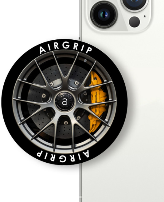 에어그립 맥세이프 자석 스티커 링 마그네틱 아이폰 갤럭시 케이스 부착용, 1개, 실버휠