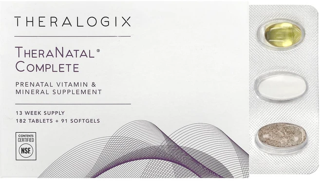 Theralogix TheraNatal Complete 182정 + 소프트젤 91정, Theralogix TheraNatal Compl..., 1개 - 쿠팡