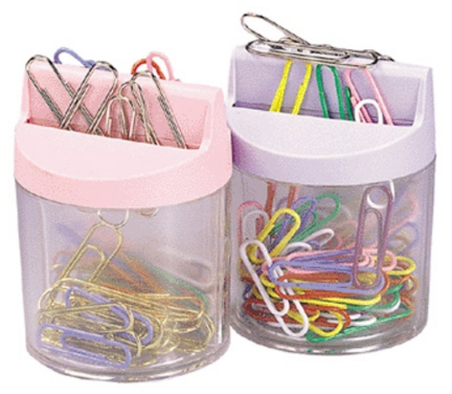 바이하츠 자석 클립통 원형, 1개