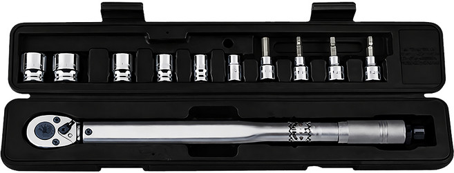 블루텍 T-150세트 12.7mm 미니 육각 소켓 토크렌치 가정용 휴대용 자전거 오토바이 정비 렌치 세트