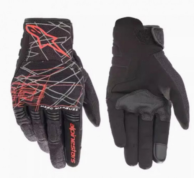 알파인스타 터치장갑 바이커 글러브 메쉬 라이더 장갑, B_블랙 (터치가능)