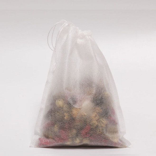 中藥袋 無紡布袋 豆漿 沖茶 料理 鹵料 滷包 煎藥 濾網 咖啡過濾 泡茶 茶包 藥包袋 拋棄式 (30x40 40x50 45x50 50x55 100個/袋), 10*15（100個）裝藥約30克, 1個