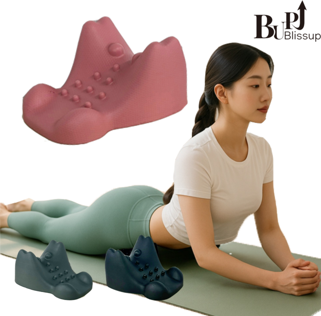 블리스업 장요근 마사지기 스트레칭기, 18.5cmx19.5cmx10cm, 핑크, 1개