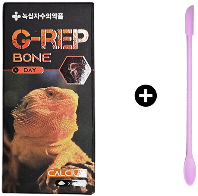 G-Rep 본 데이 파충류 칼슘제 스푼 증정, 1개, 80g