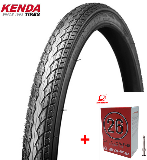평촌바이크_ 켄다타이어 k924 / 26x1.75 + FV 프레스타튜브 포함, 1개