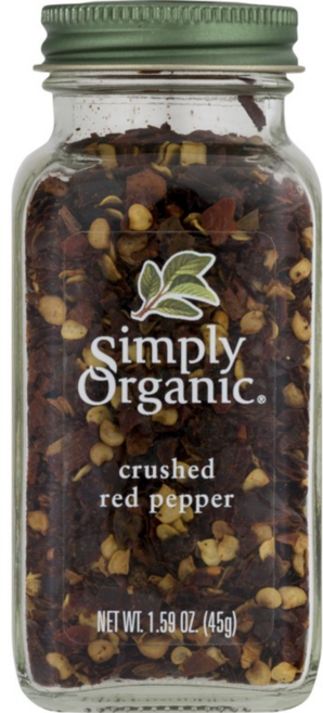 심플리오가닉 크러쉬드 레드 페퍼, 45g, 2개